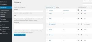 Beneficios de usar etiquetas en WordPress