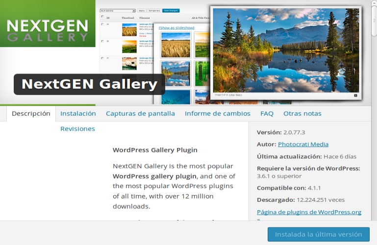 Tres plugins para añadir galerías de imágenes en tu web