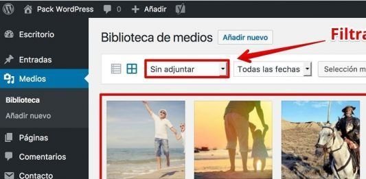 Cómo eliminar imágenes sin adjuntar en post