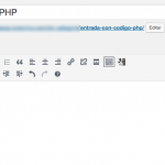 Cómo añadir códigos PHP en post de WordPress