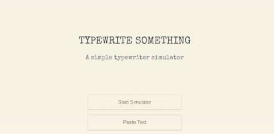 Typewrite Something