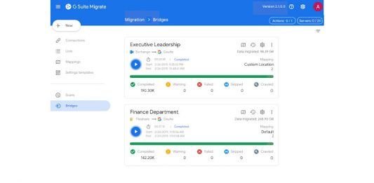 G suite emigrate