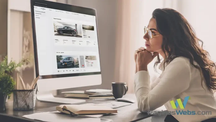 tendencias de diseño web de plataformas de ventas de coches